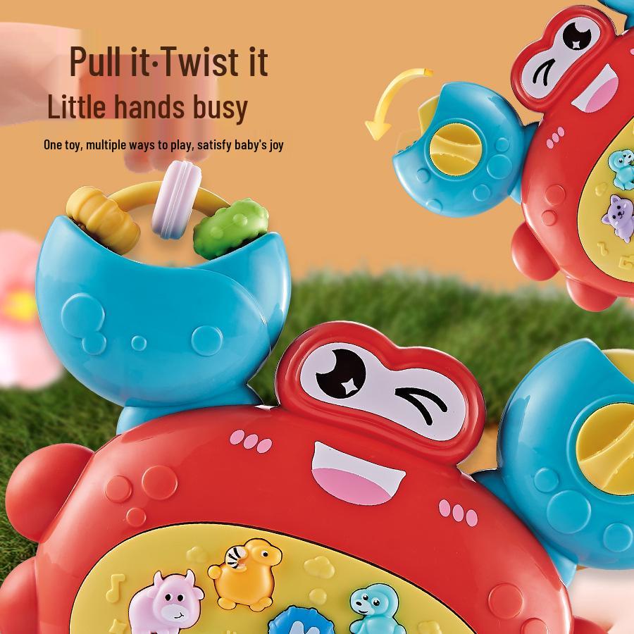 Multifunctional Dinosaur Electronic Organ Toy for Early Education - Sound and Light Piano with Cartoon Animals for Babies and Toddlers