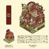 Micro Ink 3D Cartoon Decompression Stickers for DIY Miniature Scene Journals