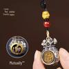 Lucky Pixiu Zodiac Money Bag Keychain: Attract Wealth & Fortune, Car & Bag Ornament for Men & Women