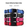 Reflective Nylon Dog Collar for Medium & Large Breeds - Trendy Samoyed Design