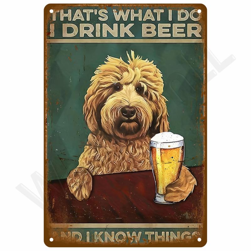 Retro Metal Sign Wall Art Mural Aesthetic Room Home Decor Items Poster Vintage Metal Plate Garage Decoration Tin Sign Plates Bar