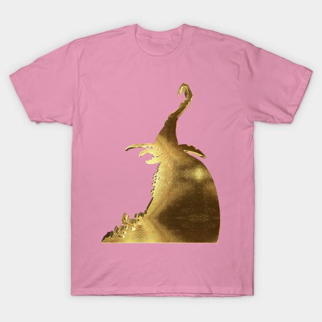 T Shirt Women Gold Scary Witch Harajuku Print Kawaii Tshirt Summer Short Sleeve Female T-Shirt Top Tee