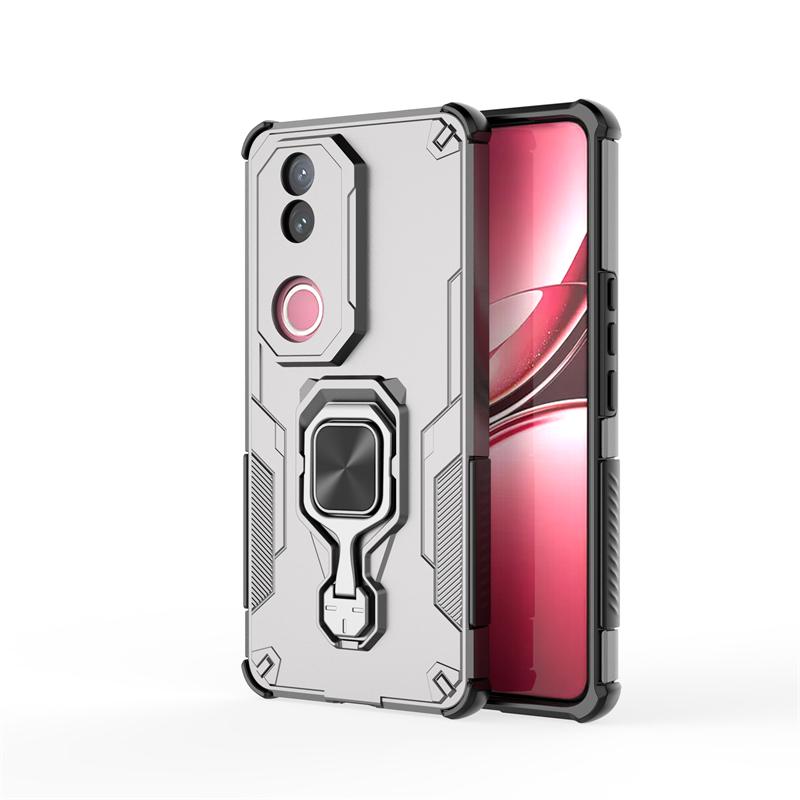 Anti-Slip Phone Case For Vivo V50 Magnetic Suction Stand Phone Holder Armor Back Cover Vivo V50 V50e 5G Case For Vivo V50 Case