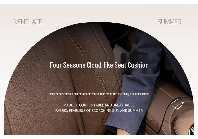 Kia Car Seats Cushions for Winter/Summer: Compatible with K2, Huan Chi, K3, K5, Yi Pao, EV5, Zhi Pao, KX5, Sorento - Breathable Mats