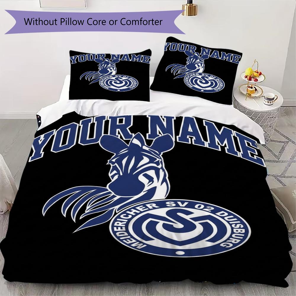 Custom Name MSV Duisburg Pattern Bedding