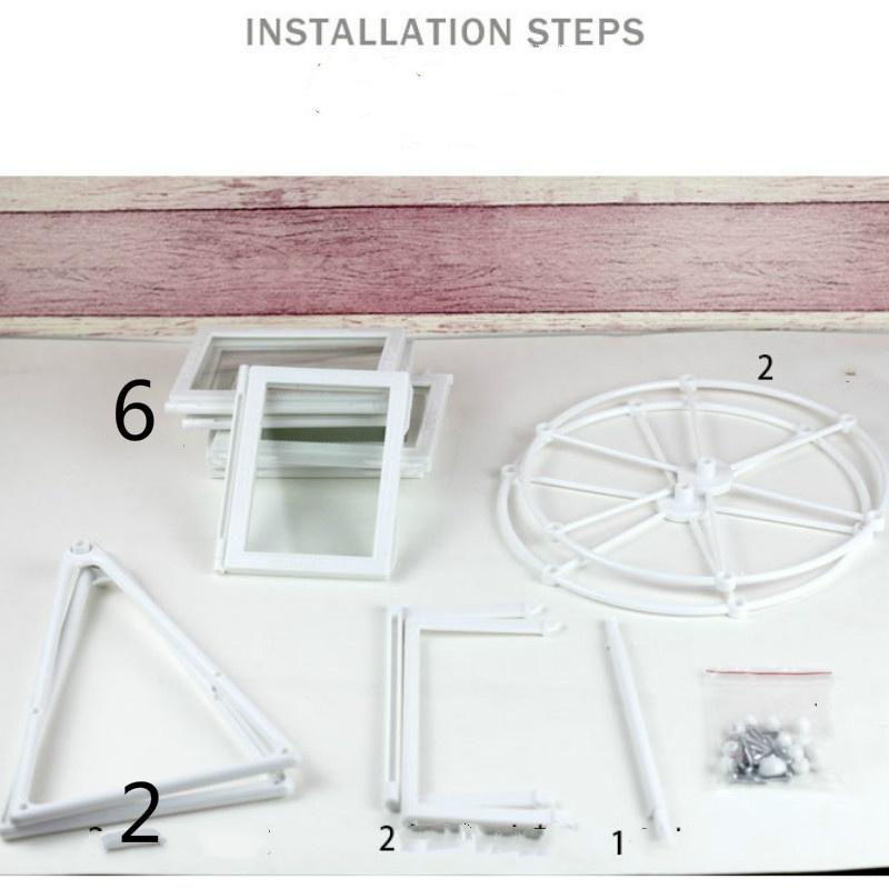 New DIY Creative Desktop Picture Frame 12-Photos Home Decor Crafts  Photo Frames 1set