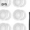 6Pcs Distribution Valve Silicone And Plastic Insert with Screwdriver Odorless Food-Grade Replacement Accessories for Gx 32oz Water Bottle