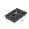 Universelle DSLR-Stativ-Schnellwechselplatte mit 1/4"-Schraubenschlitz
