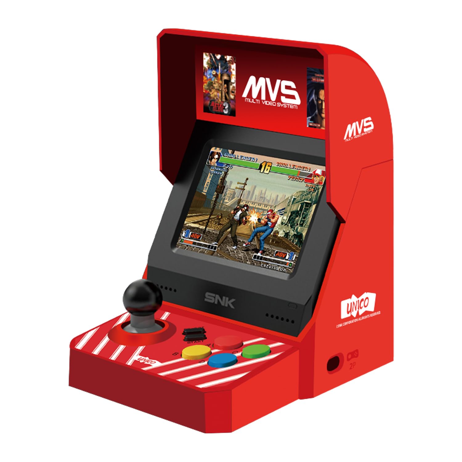 

[Лицензированный новый игровой автомат SNK] UNICO SNK MVS Mini - Аркадный игровой автомат SNK MVS Mini [The King of Fighters] [Metal Slug] [Fatal Fury 2] [Samurai Spir