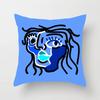 Abstract Emoticon Pattern Pillowcase Car Ornaments Office Living Room Home Pillowcase