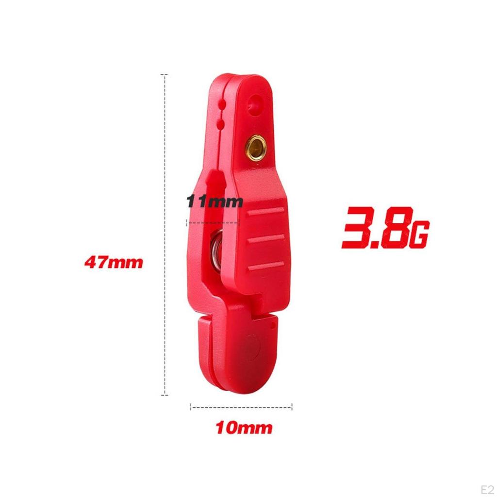 Trolling Release Clip Easy to Operate Fishing Line Adjustable Tension for Anglers Black