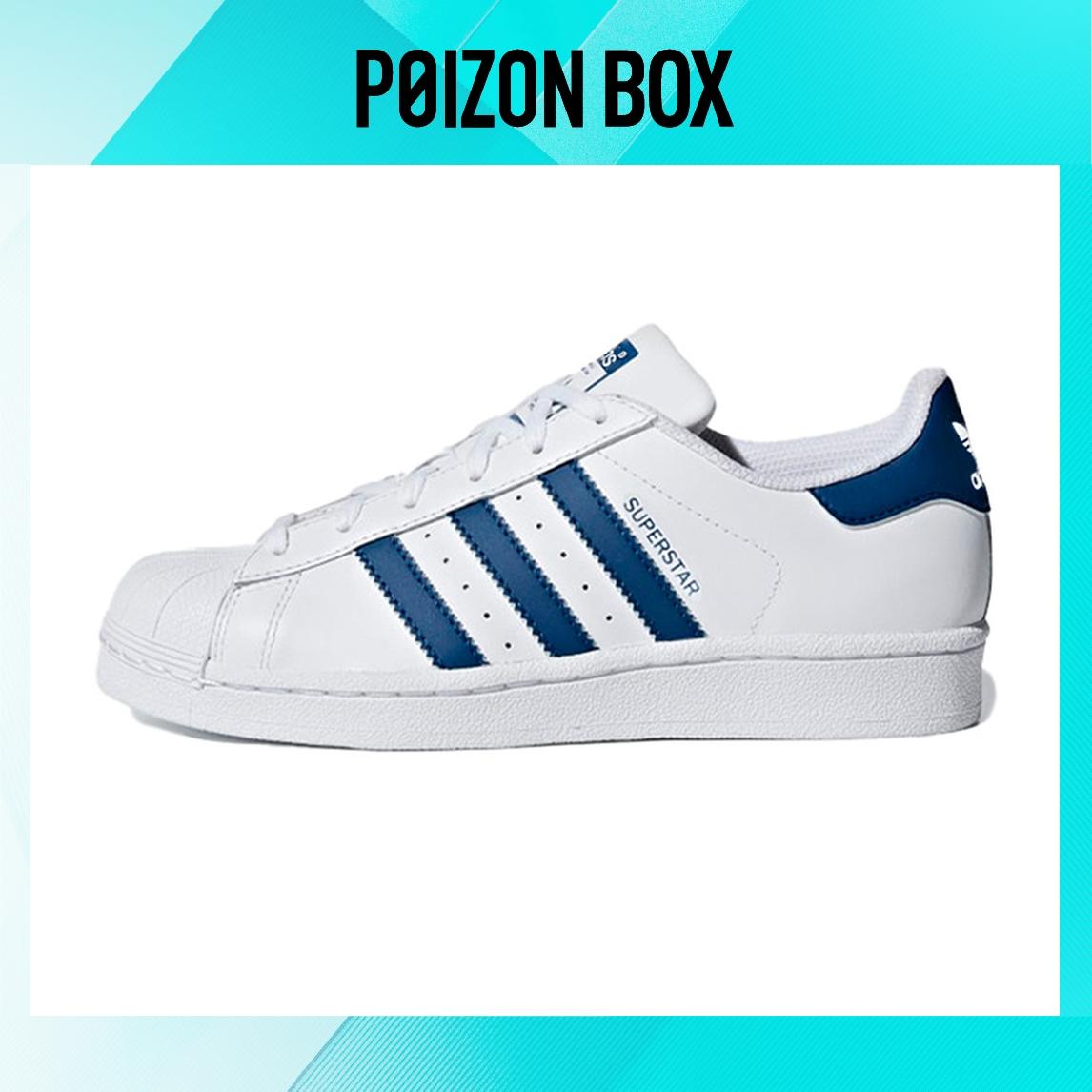 

кроссовки Adidas Originals Superstar Skate Shoes White/Blue Kids F34163