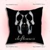Retro Band D-Deftones Pillow Covers Cartoon Sofa Decorative Home Double-sided Printing Short Plush Cute Cushion Cover