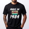 Made In 1984 Birthday 80s Cassette Tape Party Mix Christian Tshirt Men New Shirts And T-Shirts Graphic Cotton Short Sleeve