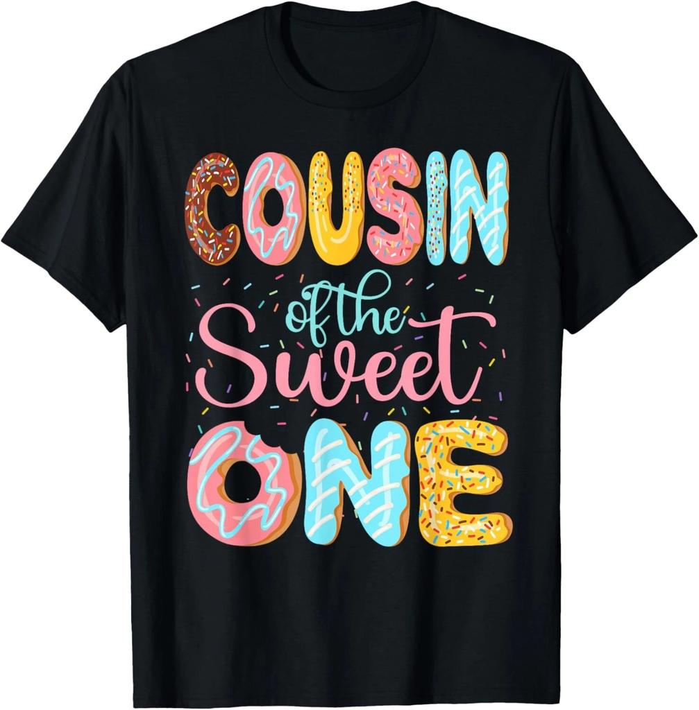 Cousin of the Sweet One Cuz Donuts Family Matching Party Gift Unisex T-Shirt