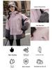 Girls' Fleece-Lined 3-in-1 Detachable Windbreaker Jacket, 2024 Autumn/Winter Style, Big Child Outdoor Thickened Coat.
