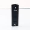 Windproof Plasma Arc Lighter Rechargeable Single Jet Flameless Metal Tool for Camping Outdoor Men's Gift Zinc Alloy Compac