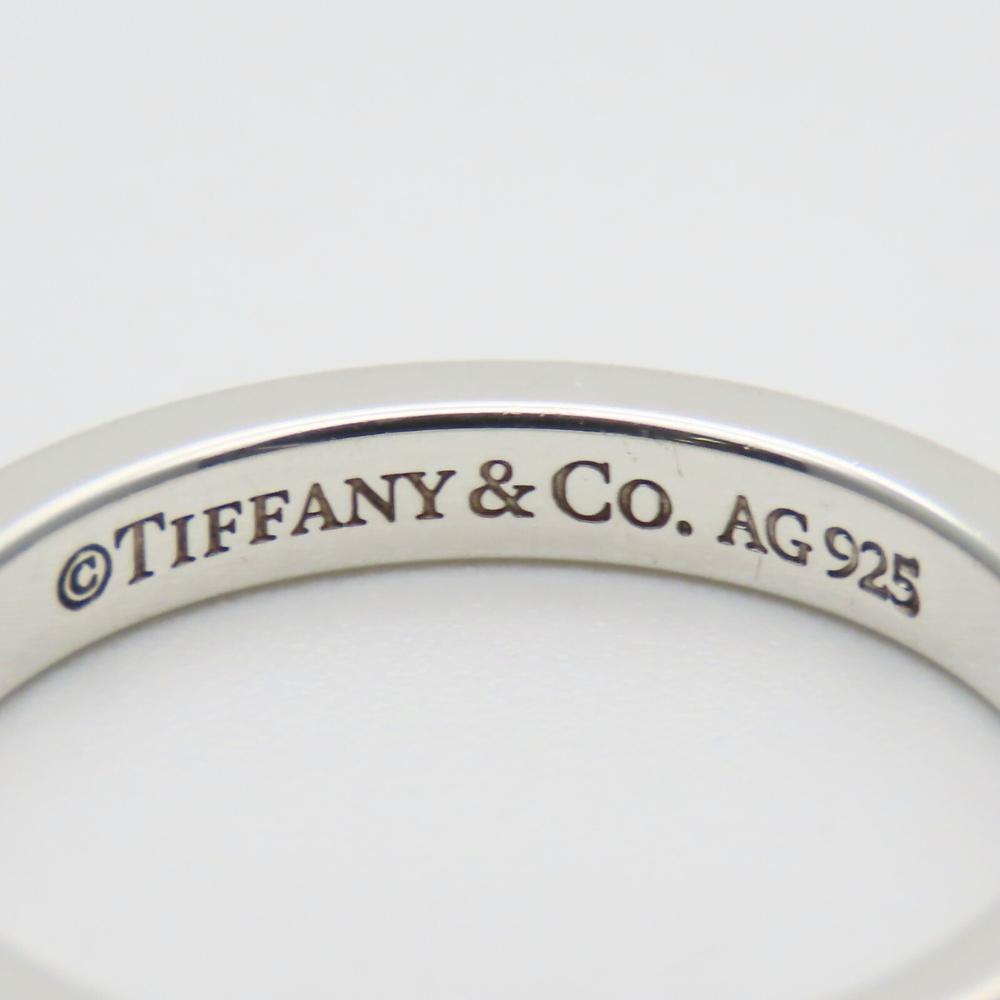 Folosit TIFFANY&Co. Inele Note Înguste New York EU#54 Argint925 3.0g Accesorii Argint