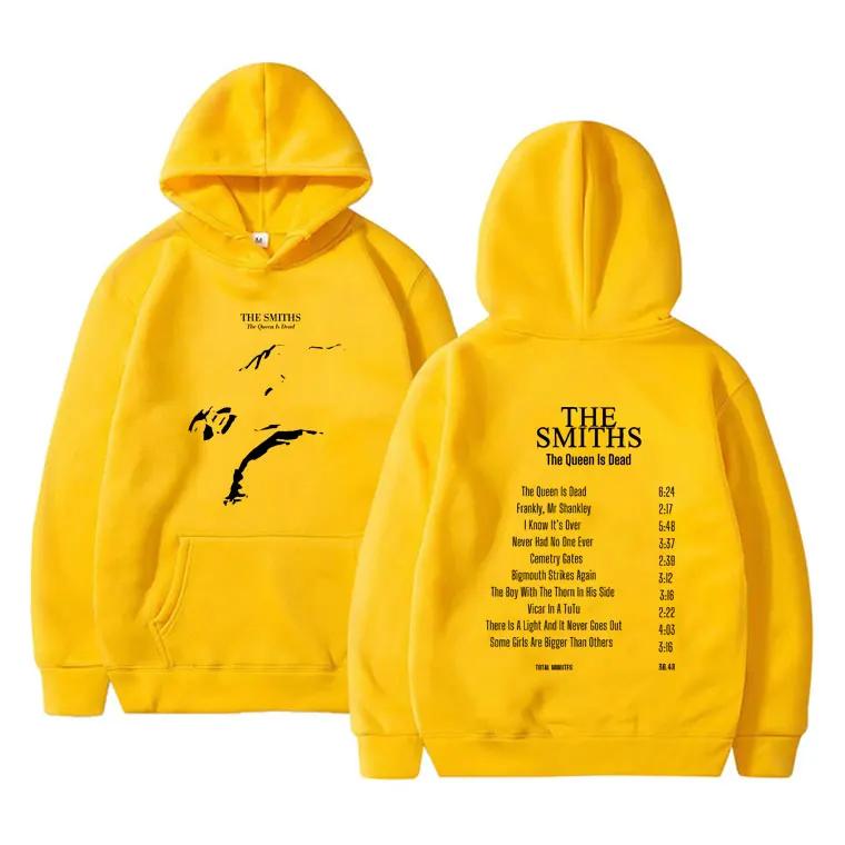 The Smiths The Queen Is Dead British Rock Band Men’s Sport Hoodie Hip-hop Street Classic Pop Harajuku Y2K Long-sleeve Sweatshirt
