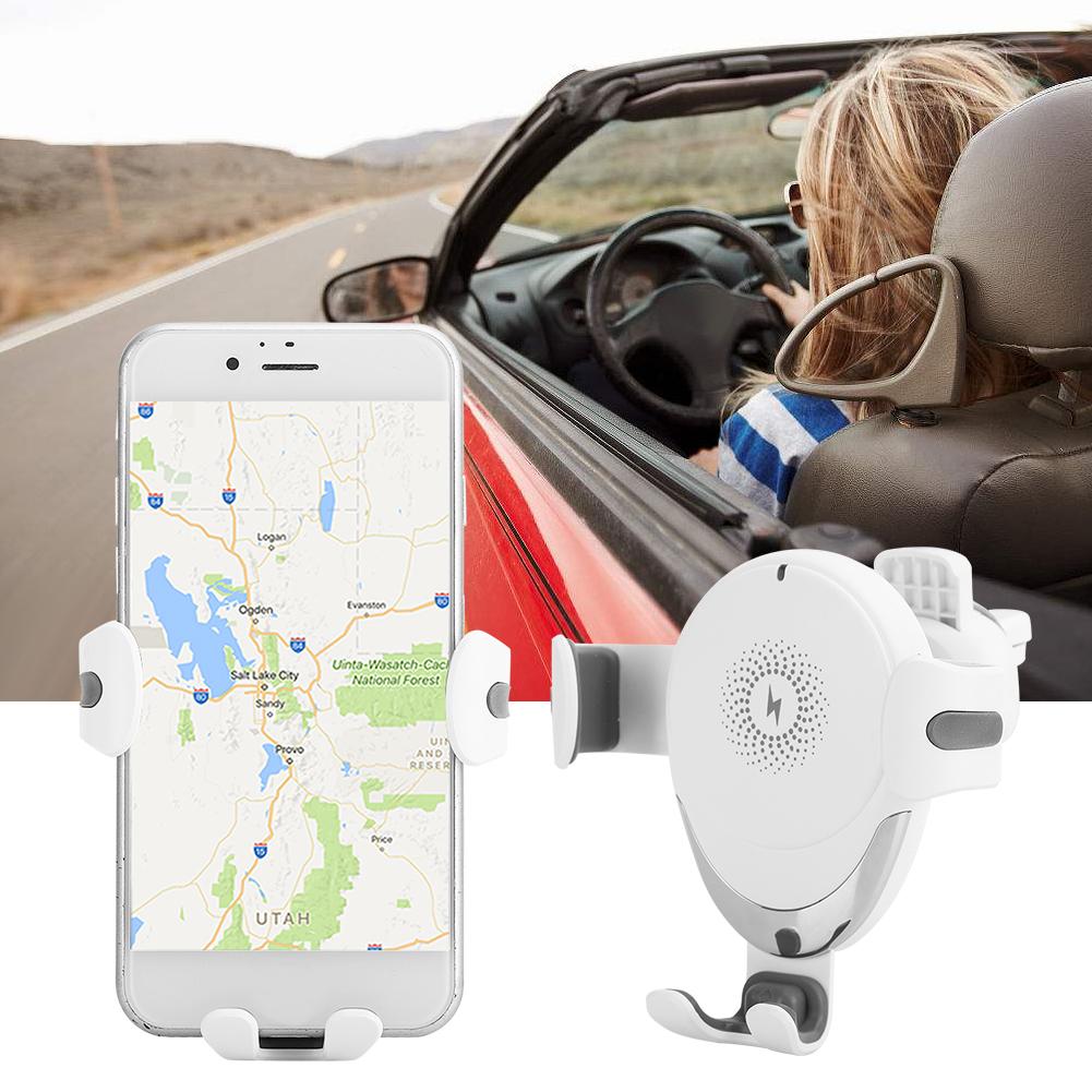 10W Large Power Quick Charging Air Outlet Gravity 360 Degrees Rotation High Efficiency Car Bracket