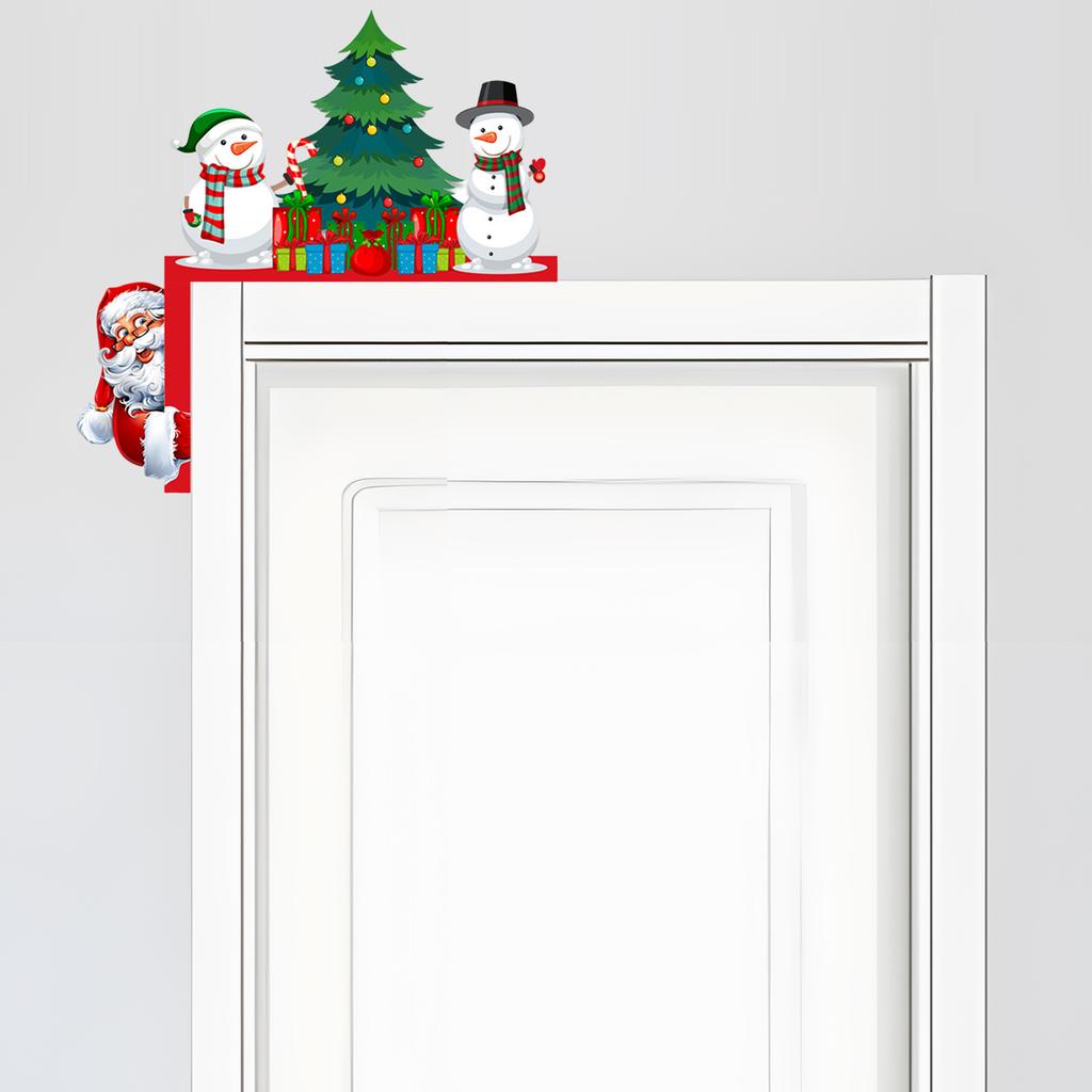 2 Stück Lebkuchenmann Weihnachts-Türdekorationen Weihnachts-Lebkuchen Vordertürdeko für Weihnachtsfeier Gastgeschenke Zubehör Deko