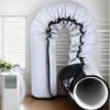 AC Insulated Hose Cover Wrap Reusable Insulated Hoses Duct Vent Cover Protective Air Conditioner Parts for Heat Reduction