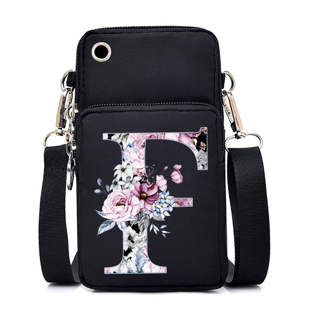 Printed casual portable messenger bag new shoulder bag multi-function fashion mobile phone bag