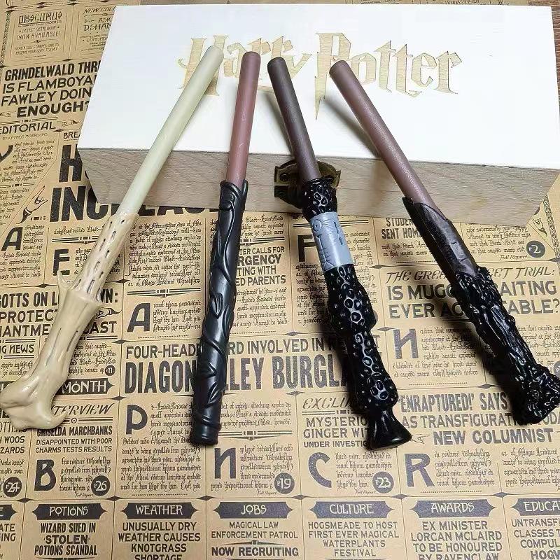 Hermines Harry Potter Zauberstab Kugelschreiber – Auswechselbar, Tragbar und Trendig Voldemort Geschenk Requisite