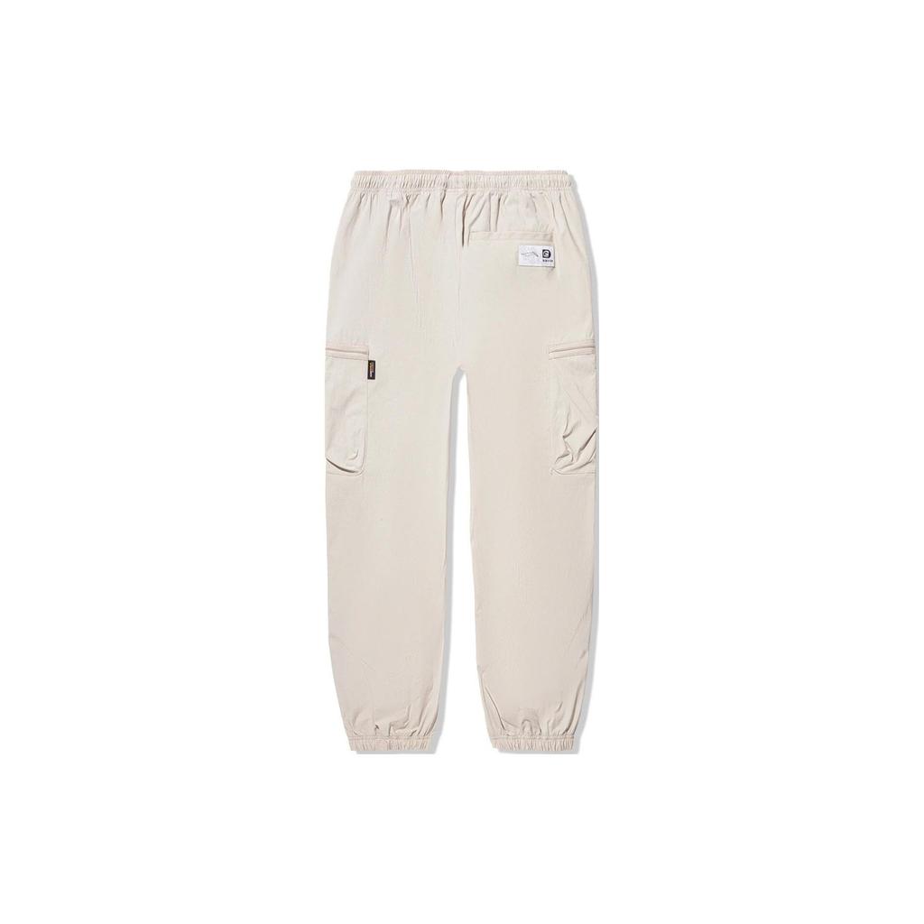 Li Ning Plain Loose Fit Knitted Sports Pants Men bottoms Mica-Grey AYKU157-3