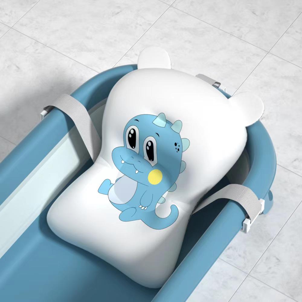 Baby Bathtub Non-Slip Floating Bath Mat & Support Net for Newborns