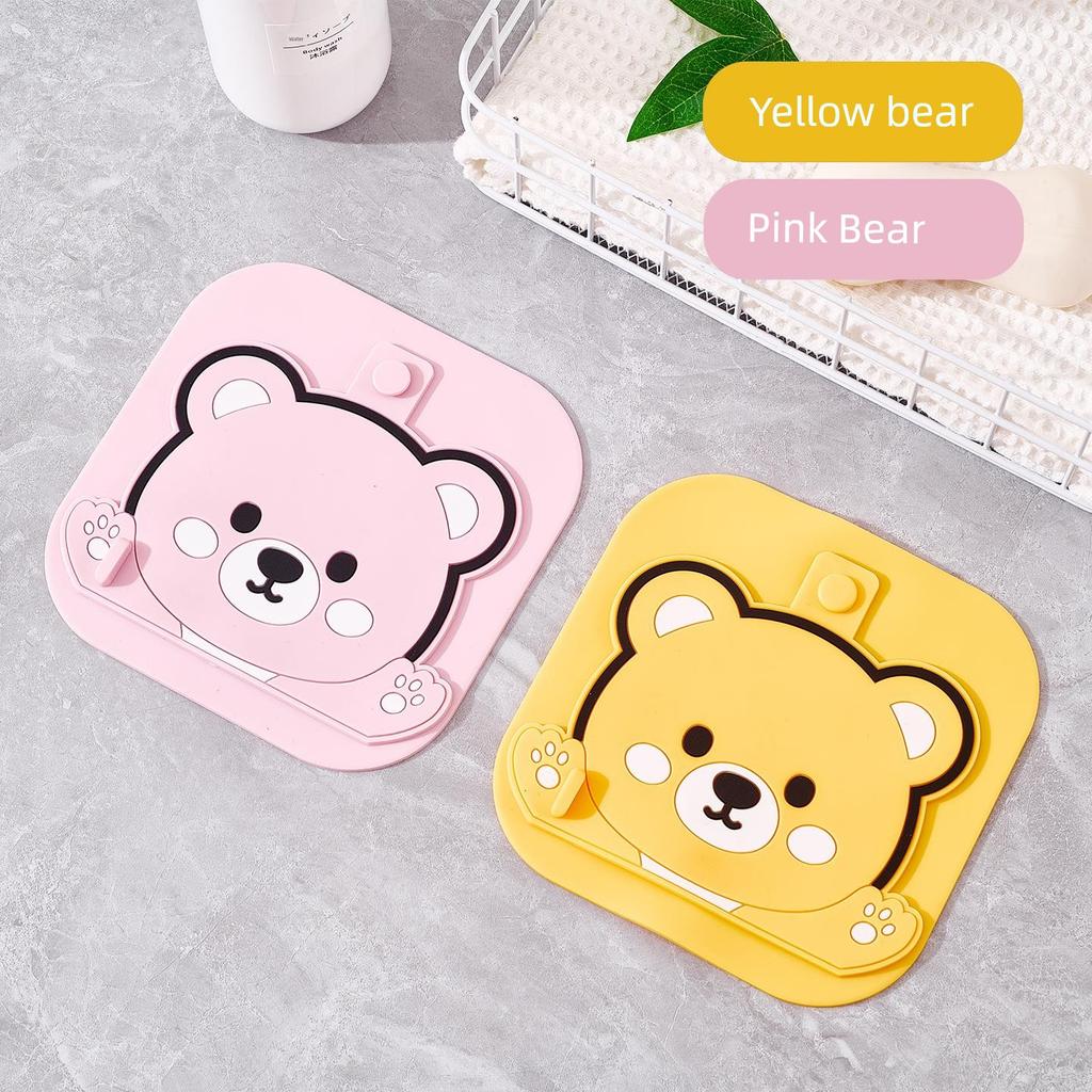 Toilet Drain Cover Anti-Odor Device Silicone Pad Bathroom Anti-Odor Anti-Clogging Sink Sealing Cover Two-In-One