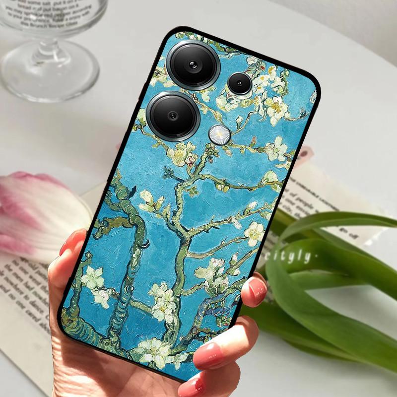 For Xiaomi Poco M6 Pro 4G Case PocoM6 Pro Shockproof Soft TPU Silicone Phone Cover For Poco M6 Pro 4G Funda Capa Cartoon Shells