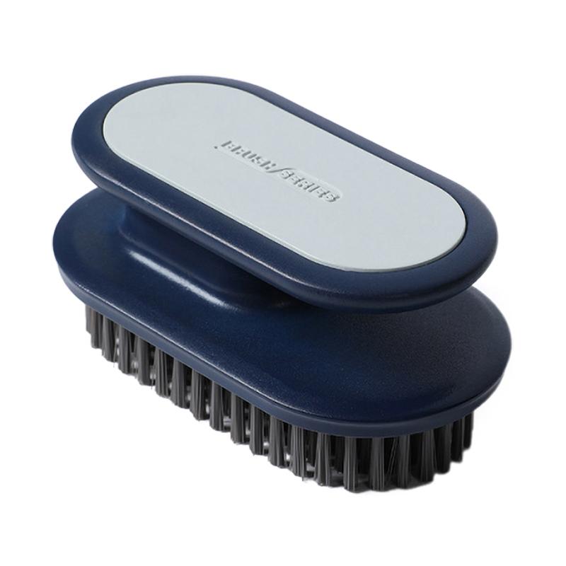 

Щетка для мытья с мягкой щетиной, для стирки одежды, обуви, чистящая щетка для дома, портативная, с пластиковой ручкой синий