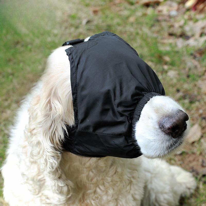 Verstellbare Nylon-Hunde-Beruhigungs-Augenmaske Schattierung Dekompression Linderung Anti-Angst-Maske für Haustierreisen Lärmstress