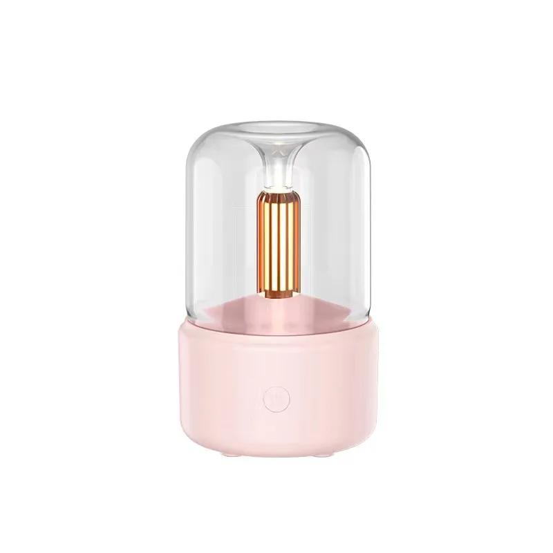 

Candlelight Air Humidifier Featuring LED Night Lights Easy to Carry 120ml Electric USB Mist Maker Ultrasonic Difusor Home Practical Use