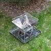 Folding Stainless Steel Camping Fire Pit Portable Charcoal Grill Backpacking Grill for Outdoor Cooking Hiking Camping Picnics