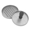 Round Hamburger Press Patty Maker Aluminum Alloy Burger Press Patty Mold for Meat Beef Camping 12cm