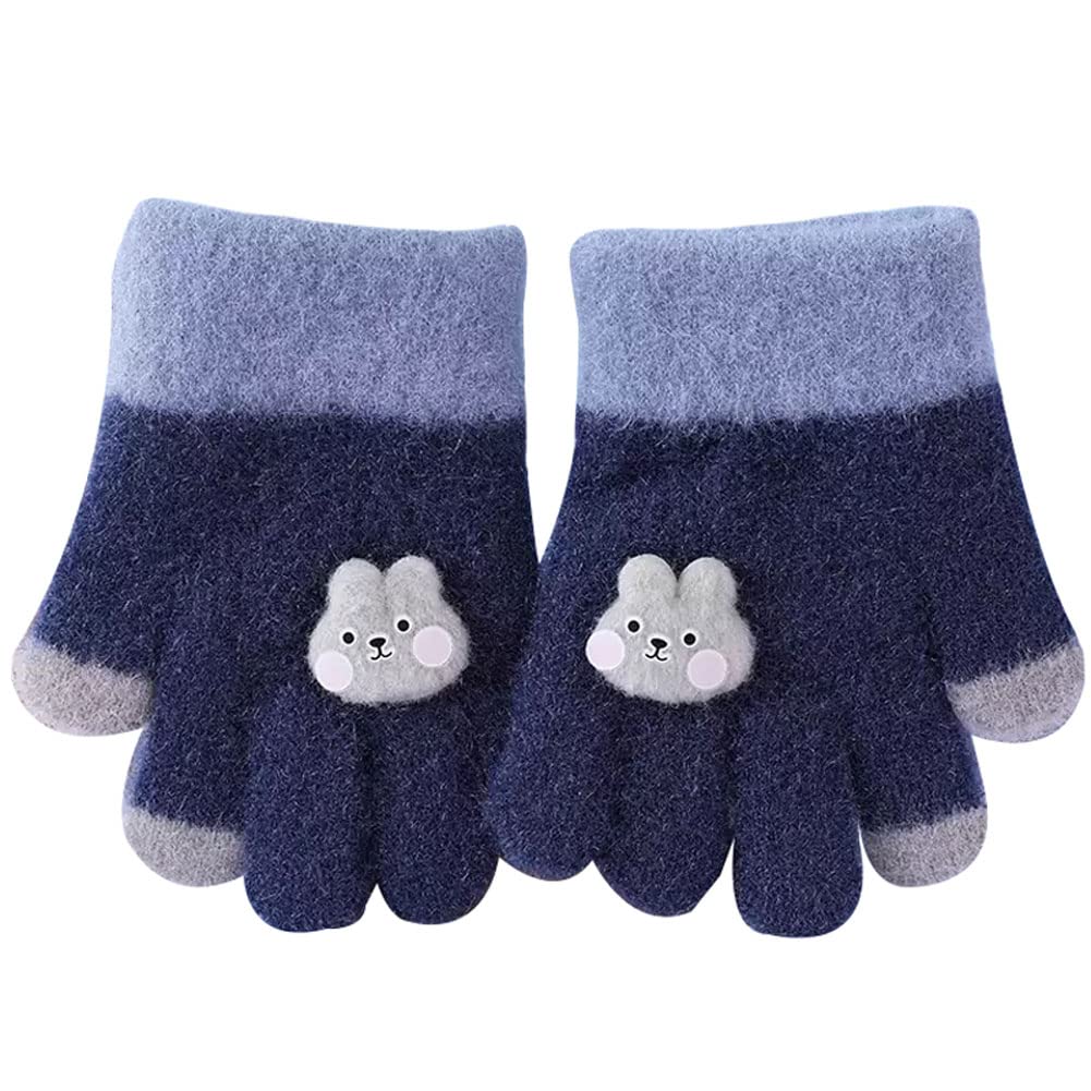 

eigenn and Fluffy Warm and for Fall and Rabbit Perfect for Girls and and Ages Kids Baby s Gloves, Cold-Proof Winter, Five-Finger Design, Design,