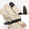 DEGNER Winter Leather Compatible with Heated Motorcycle Vintage Gloves, Grips, Gloves, Finish, Men's, WG-50 (XL, Ivory)