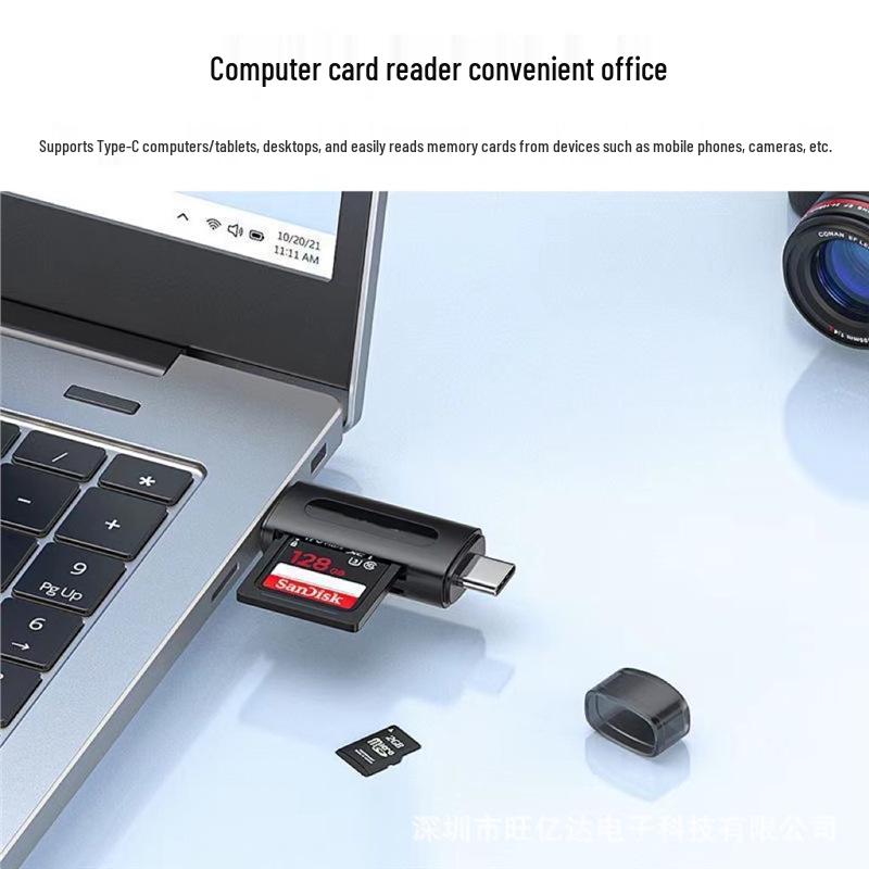 Me-Touch 2-in-1 Type-C TF/SD OTG Card Reader for Tablets