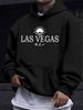 American/European Style Unisex Autumn/Winter Printed Hoodie Long-Sleeve Sweatshirt, LAS VEGAS Logo Printed Hoodie Sweatshirt, American Trendy Style, U