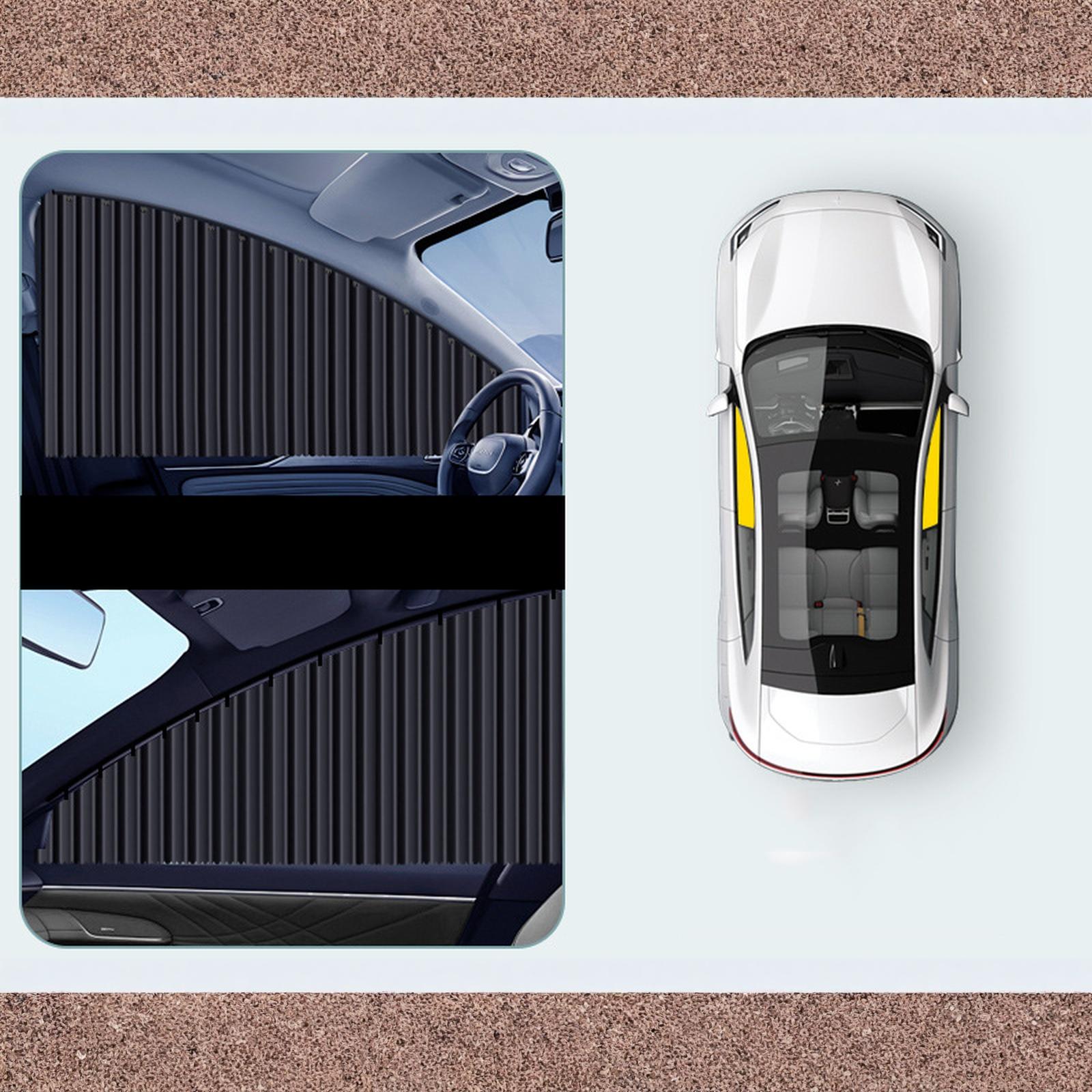 

Car Side Window Sun Shades - Privacy Magnetic Black 2 Pcs Covers Blinds Curtains - Auto Accessories Sunshades Keeps Cooler Screen for Baby Sleeping one size чорний
