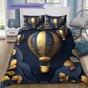 Cartoon Pattern Bedding Quilt Set Quilt Cover Pillowcase Home Decoration Birthday Gift (1 * Duvet Cover + 2 * Pillowcase, Without Core)