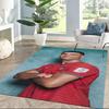 Cristiano Ronaldo 121 Teppich Büroteppich Design für Balkon Arbeitszimmer Eingangsbereich Außen rutschfester Teppich Anime Bürodekoration Geschenk für Festivals