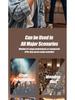 Dual-Purpose Wireless Handheld Microphone: Ideal for Home, Stage, Weddings, and Live Performances