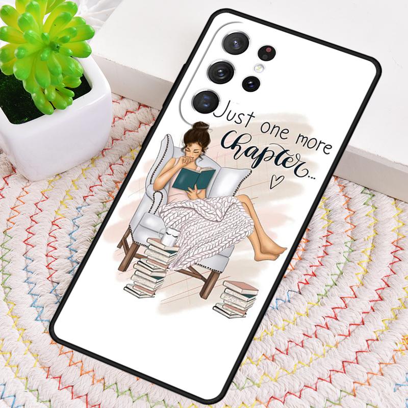 Read More Books TPU Phone Case For Samsung Galaxy Note 10 Pro S26 S25 S24 S23 S22 Ultra Plus S21 FE S20 Shockproof Cover