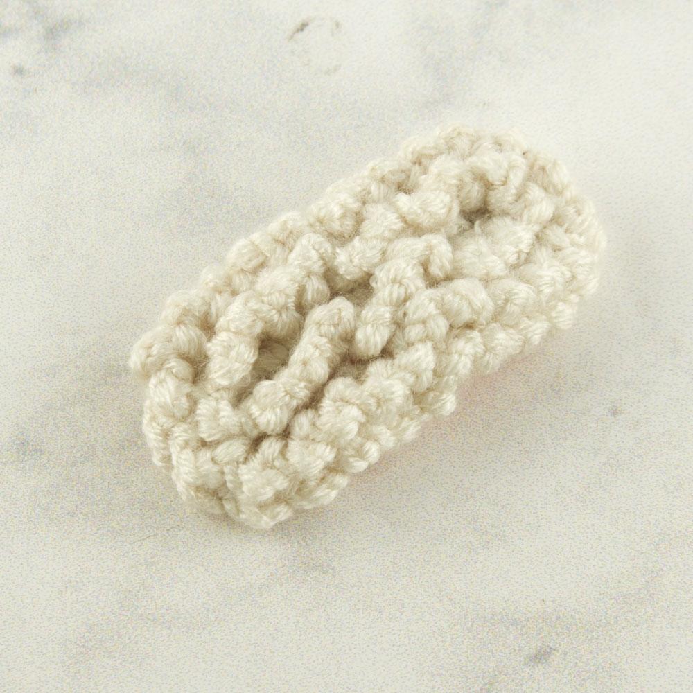 

Пряжка ручной работы с плетеной застежкой-молнией