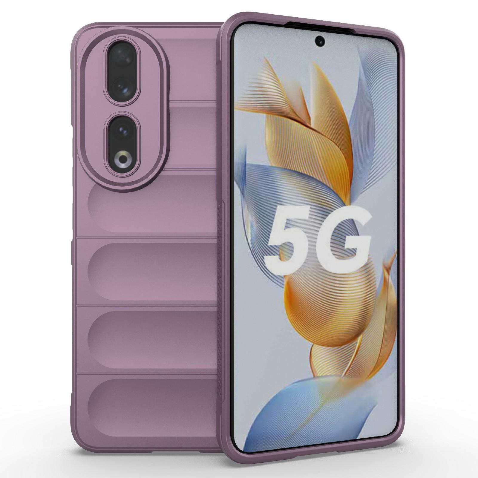 

Flexible TPU Phone Case for Honor 90,Drop Protection Phone Shell Protective Cover Light Purple