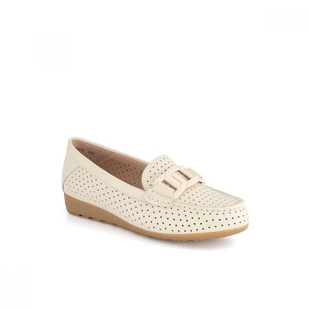 Vainer Women Comfort Loafer Ivory 395e0v1iv 225