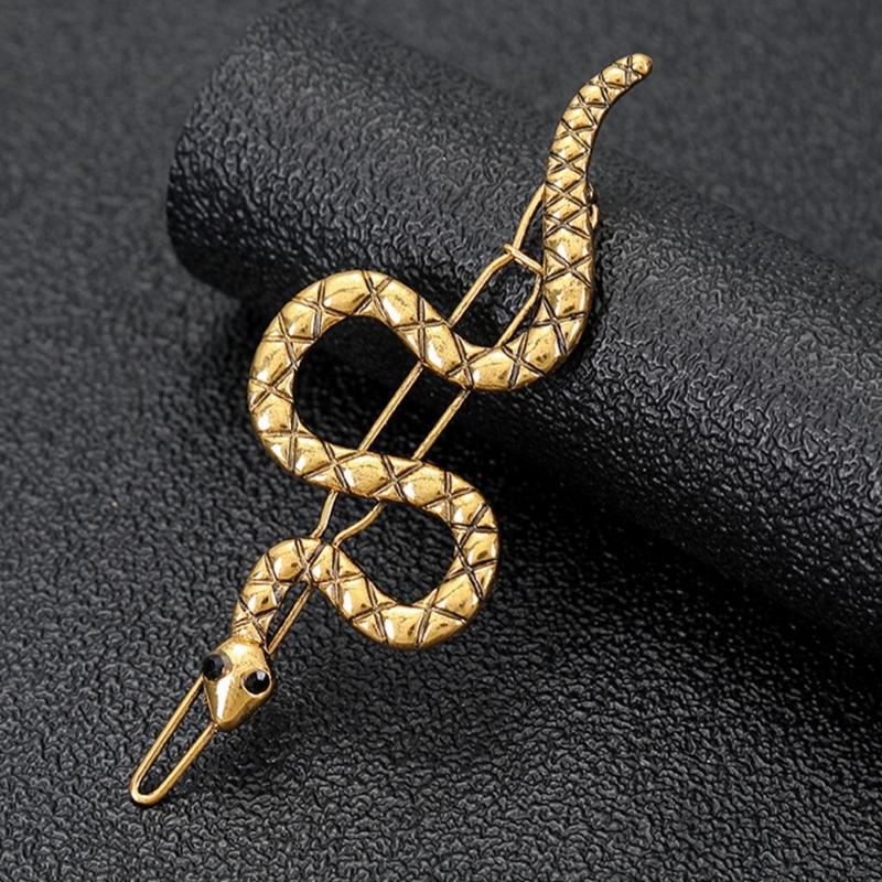 Luxurious Snake Hair Accessory Decorated with Rhinestones Hairpieces Unique Hair Accesories For Party Wedding